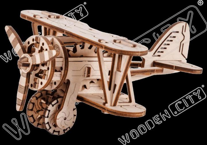 Image du produit WoodenCity Avion à deux étages