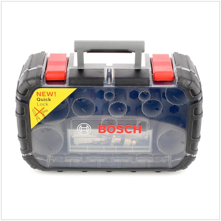 Produktbild Bosch Professional Zubehör 17-teiliges Lochsägen-Set, HSS Bi-Metall, Universal, 20–68/74 mm (20 mm, 22 mm, 25 mm, 32 mm, 35 mm, 40 mm, 44 mm, 51 mm, 60 mm, 68 mm, 76 mm)
