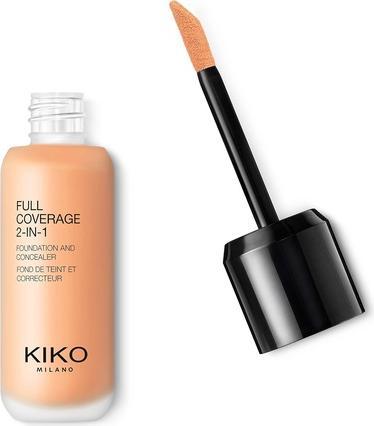 Actual product image KIKO Milano Full Coverage 2-in-1 Foundation & Concealer (40 Warm Beige)