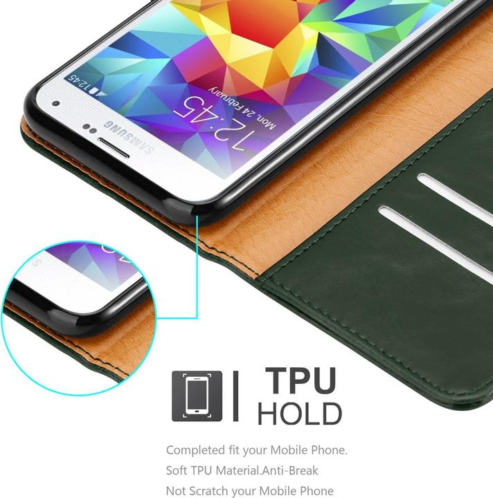 Immagine prodotto Cadorabo Copertina di lusso del libro (Samsung Galaxy S5, Samsung Galaxy S5 Neo)