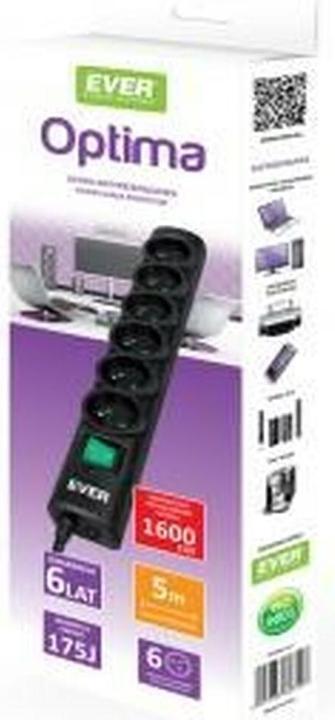 Immagine prodotto Ever Protezione dalle sovratensioni OPTIMA (6x, CEE 7/5, 5 m)