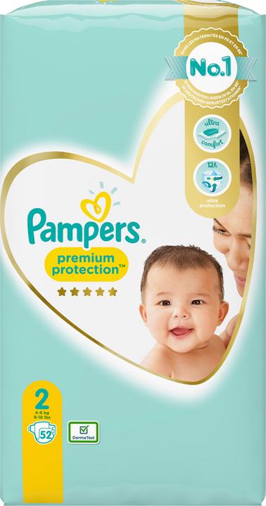 Actual product image Pampers Premium Protection (Size 2, Pack, 52 Piece)