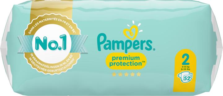 Actual product image Pampers Premium Protection (Size 2, Pack, 52 Piece)