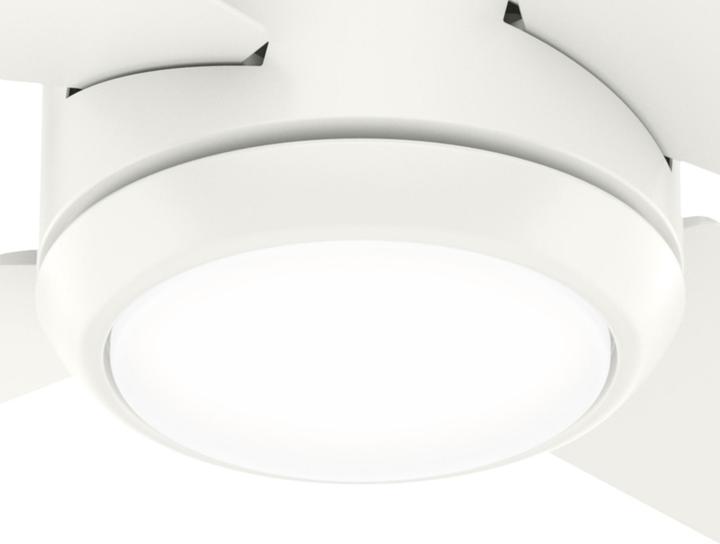 Produktbild Hunter Fans DC Deckenventilator Greta Weiss mit LED & Fernbedienung (44.80 dB)
