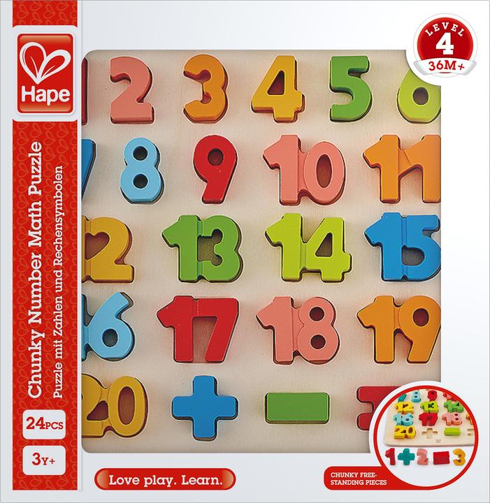 Image du produit Hape Puzzle avec des chiffres et des symboles