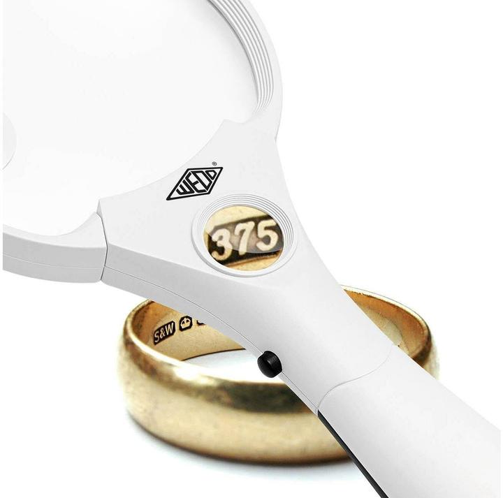 Actual product image Wedo Profile magnifier with 3 LEDs