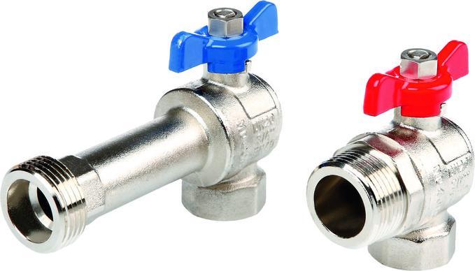 Produktbild TECE TECEfloor Eck-Kugelhahn-Set