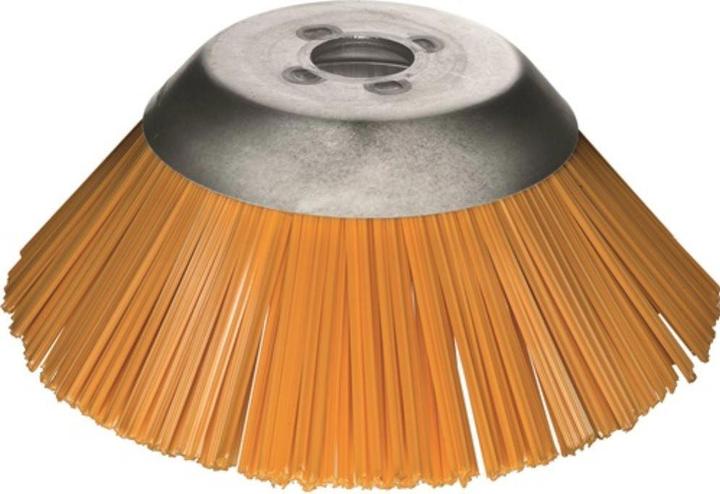 Actual product image Lessmann Taper brush HFB Ø 160 mm Bore 25.4 mm Polyester 10 mm 10000 min-¹