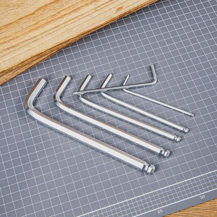 Actual product image Deli Tools Long Hex Key Sets 1.5-10mm EDL3088 (silver)