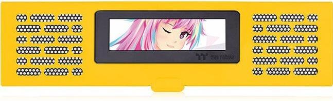 Produktbild Thermaltake TT 41129 - LCD panel extension The Tower 200 Bumblebee