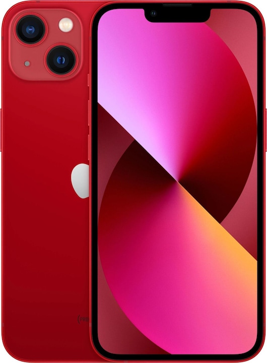 Image du produit Re!commerce iPhone 13 (256 Go, Rouge, Red, 6.10", 12 Mpx, SIM + eSIM, A / Comme neuf)