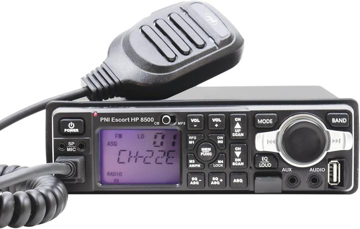 Productafbeelding PNI Pakket CB-radio en MP3-speler Escort HP 8500 ASQ en CB-antenne Duplex 2000 CB-FM