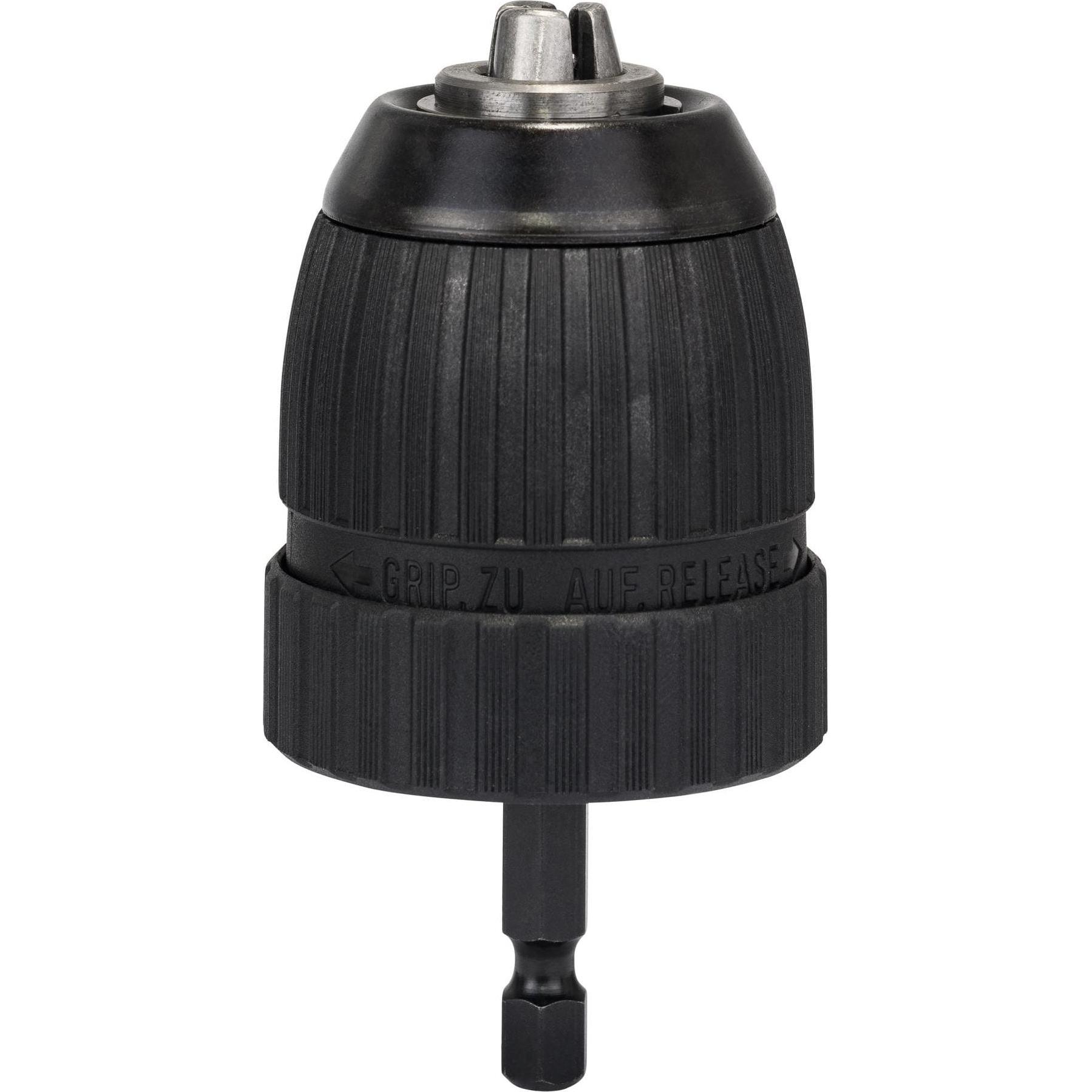 Bosch Professional Zubehör, Zubehör Maschine, Schnellspannbohrfutter bis 10 mm, 1 - 10 mm, 1/4-Zoll - Aussensechskantsch...
