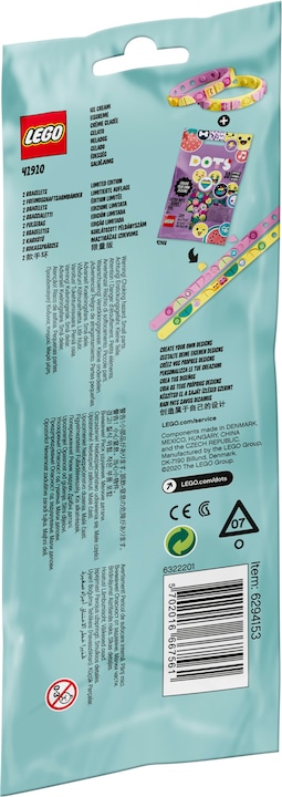 Produktbild LEGO Eiscreme Freundschaftsarmbänder (41910, LEGO Dots)