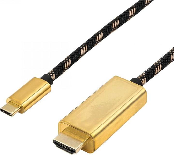 Produktbild Roline HDMI (Typ A) — USB Typ C (1 m)