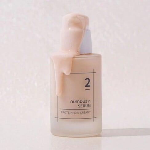 Immagine prodotto Numbuzin Siero cremoso con complesso di proteine del nucleo per rafforzare e rassodare la barriera cutanea (50 ml)