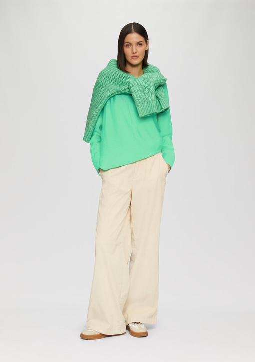 Actual product image s.Oliver Bluse Strukturierte Bluse mit V-Ausschnitt (42)
