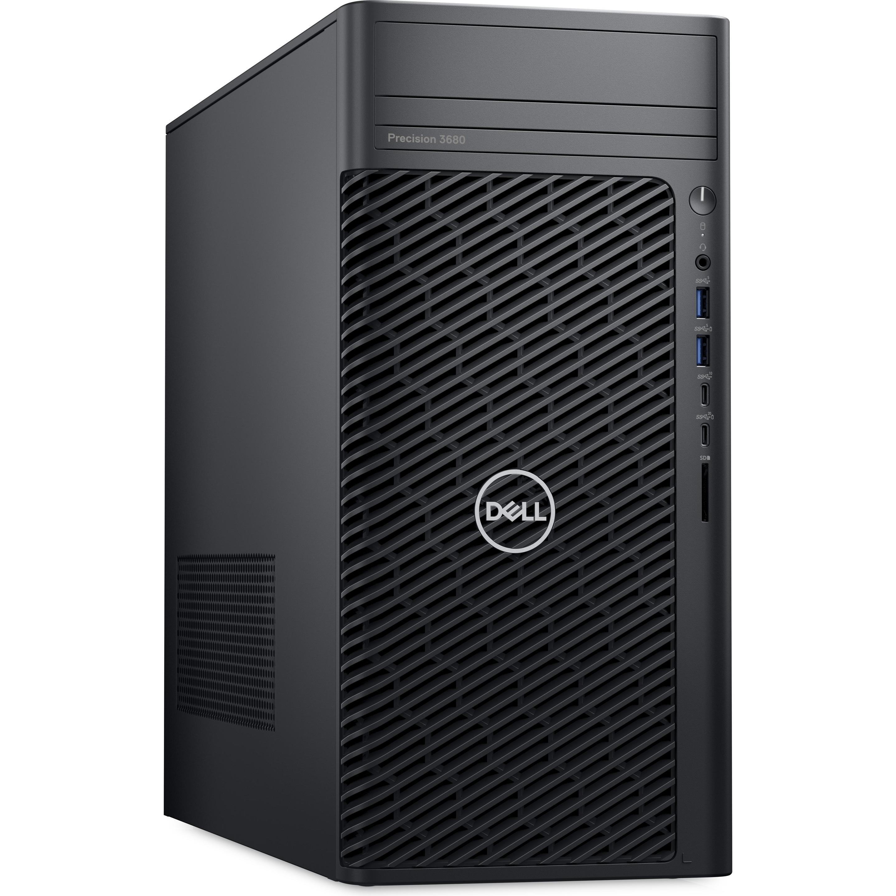 Dell Precision 3680 (Intel Core i7-14700K, 32 GB, 1000 GB, UHD Graphics 770), PC, Schwarz