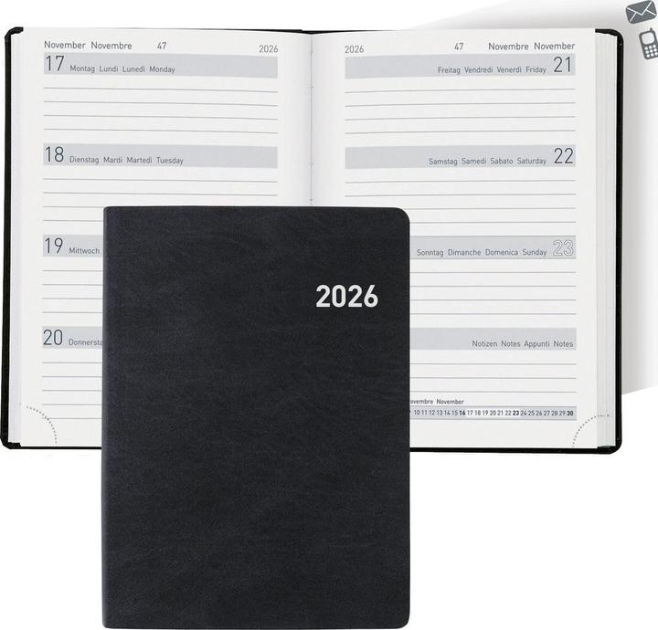 Immagine prodotto Biella Memento (10,1 x 14,2 cm, 1 settimana / 2 pagine)