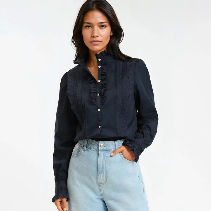 Produktbild La Redoute Collections Bluse Signature im viktorianischen Stil (34)