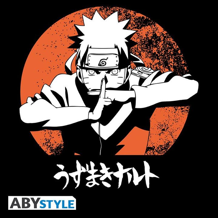 Image du produit ABYstyle NARUTO SHIPPUDEN - Tshirt Naruto man SS black - basic (L)