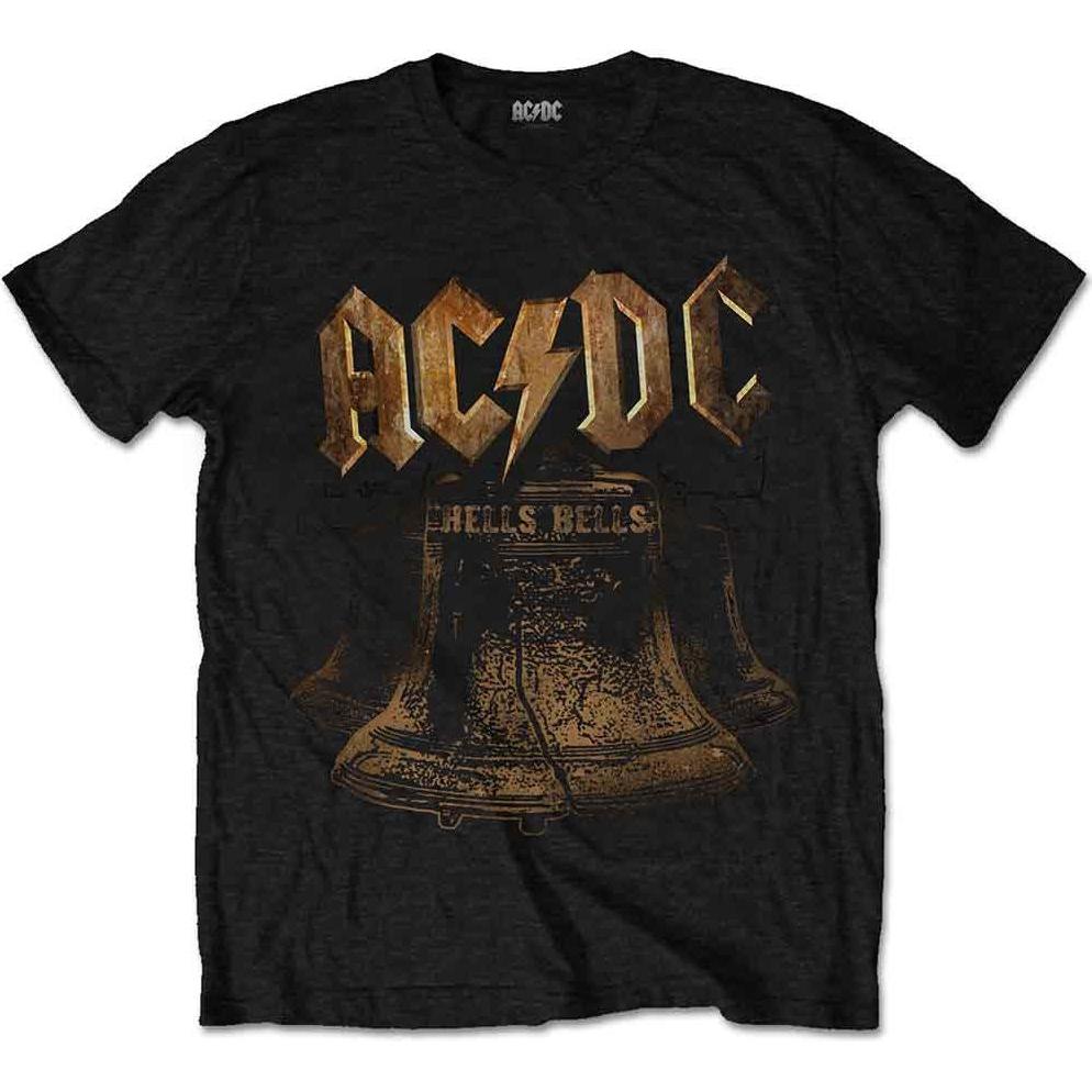 AC/DC, Uomini, Maglietta, Brass Bells Mens, Nero, (XL)