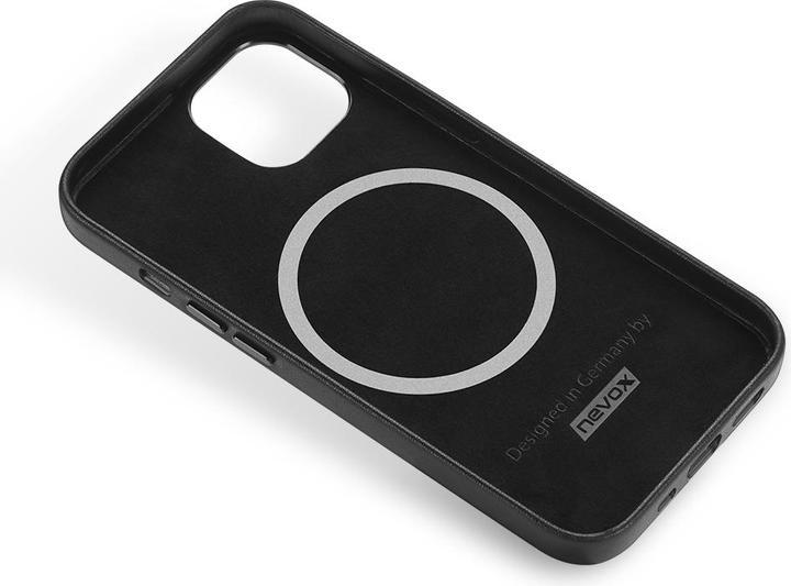 Image du produit Nevox StyleShell PRO - iPhone 15 Plus 6.7" - cuir véritable - compatible avec MagSafe, noir (Apple iPhone 15 Plus)