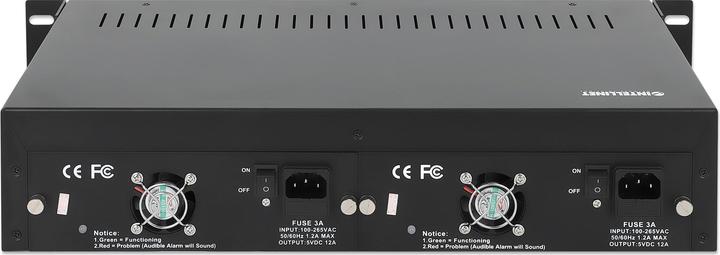 Immagine prodotto Intellinet Alloggiamento del convertitore multimediale 14 slot 48,26 cm per il montaggio in rack da 19 pollici