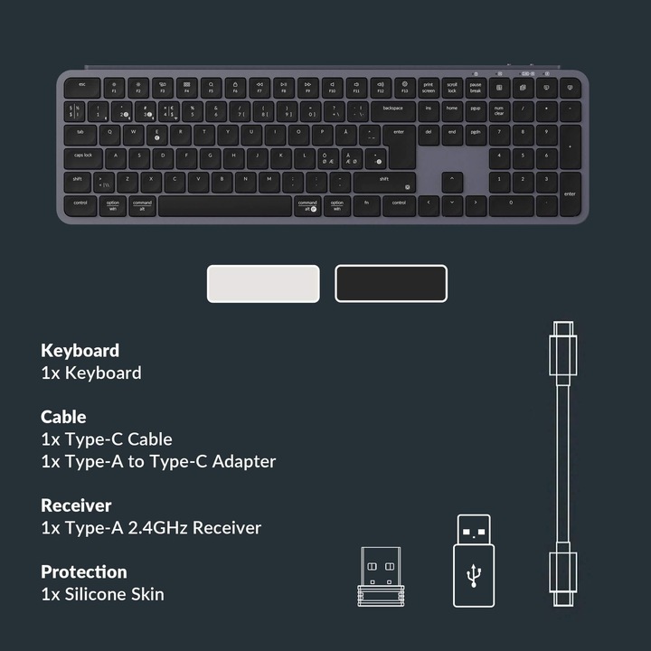 Actual product image Keychron B6 Pro (CH, Wireless)