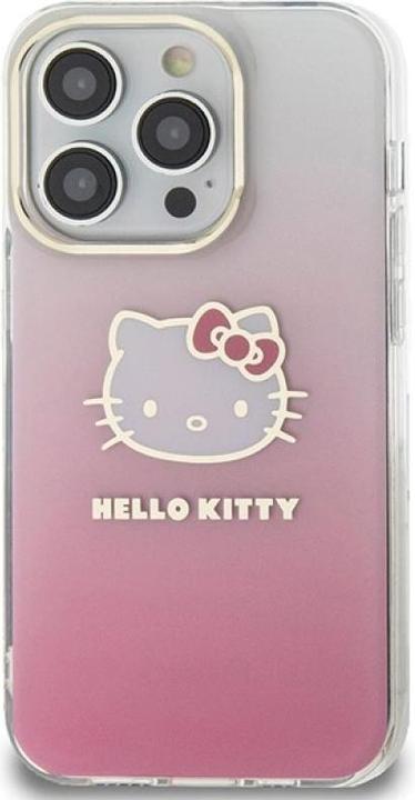Image du produit Hello Kitty HKHCP13LHDGKEP iPhone 13 Pro / 13 6.1" różowy/pink hardcase IML Gradient Electrop Kitty (Apple iPhone 13 Pro)