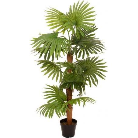Europalms, Pianta artificiale, Palma a ventaglio, pianta artificiale, 130 cm