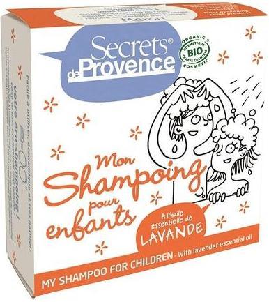 Actual product image Secrets de Provence Solid organic shampoo for children lavender - 85g - (Solid shampoo, 85 g)