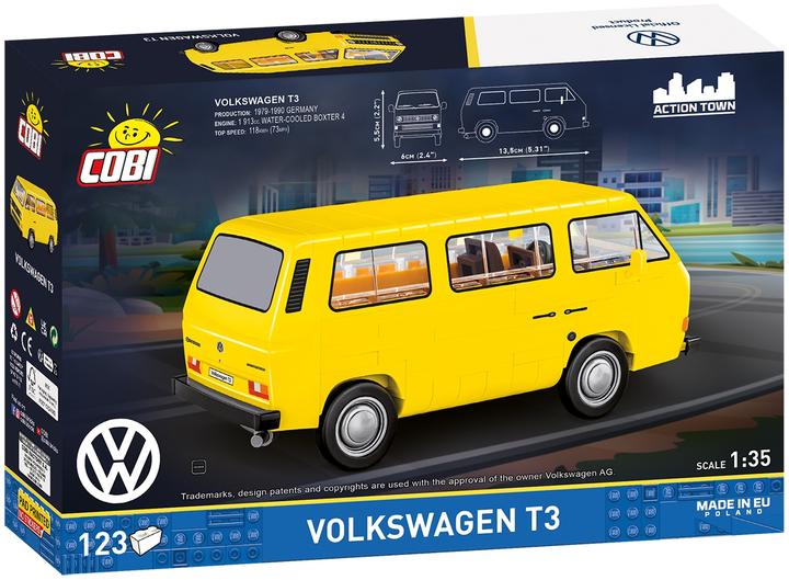 Produktbild Cobi COBI-24634 - 140 PCS VOLKSWAGEN 24634 TRANSPORTER III 1979