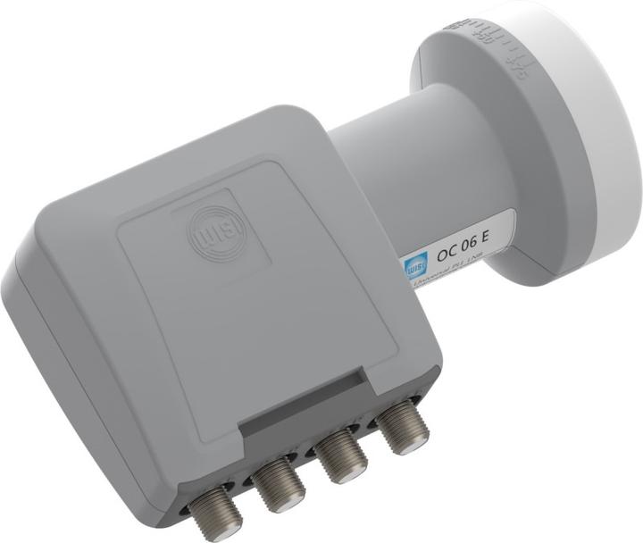 Produktbild WISI OC 06E Speisesystem Quad 40mm lichtgrau (Quad LNB, 40mm)