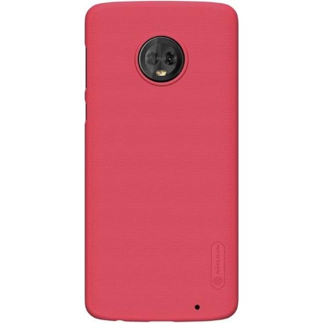 Nillkin Super Frosted Shield Series (Motorola Moto G6 Plus), Smartphone Hülle, Rot