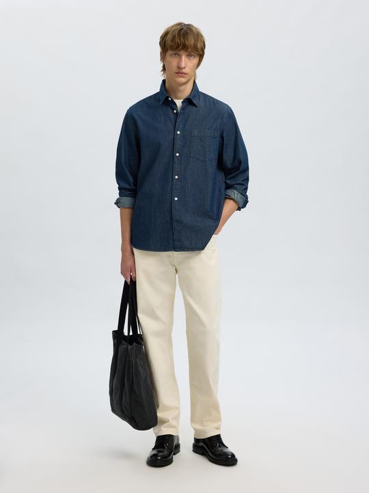 Image du produit Selected Slhregcarlo Denim Ls Shirt Noos (S)