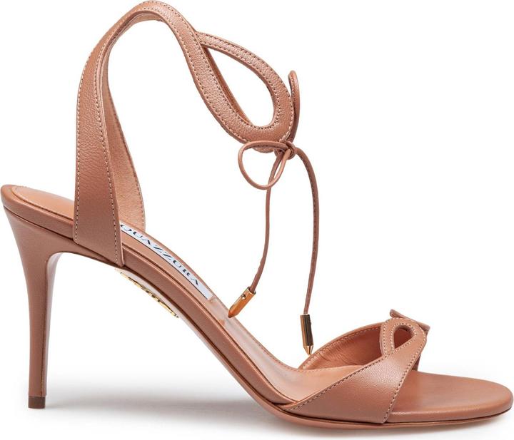 Image du produit Aquazzura Aquazzurra tessa 85 leather sandal in nude color (40)