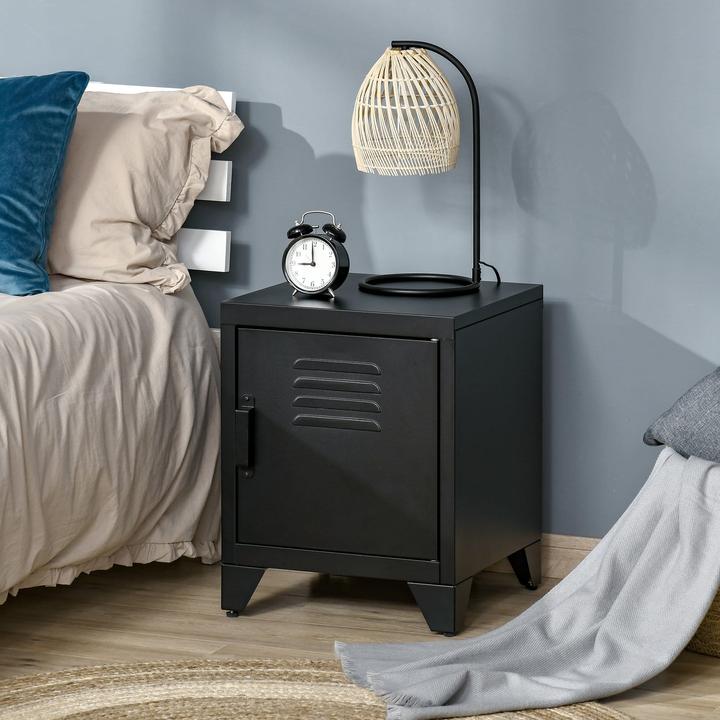 Actual product image Jamb Industrial bedside table (40 x 40 x 50 cm)