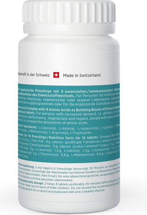 Immagine prodotto Kingnature Amino Vida Tablet (240 Pezzo/i, Pillole, 153 g)