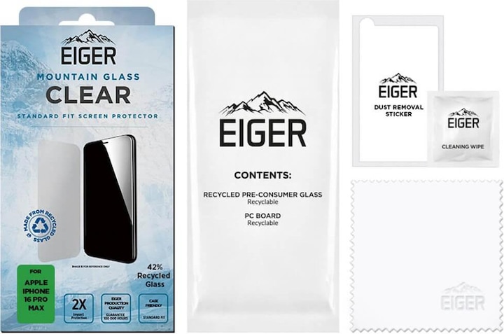 Produktbild Eiger Mountain Glass (1 Stück, Apple iPhone 16 Pro Max)