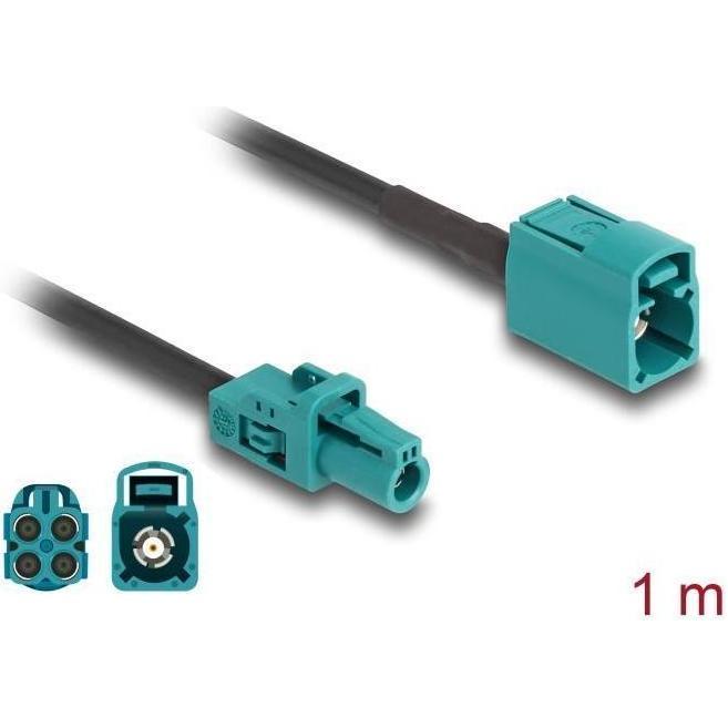 Thumbnail - Delock Kabel Mini FAKRA Z Buchse quad zu FAKRB Z Buchse quad B-Typ (Antennenkabel), Antennenkabel