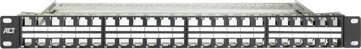 Produktbild Patch panel 48-port keystone unloaded 19" 1U high density