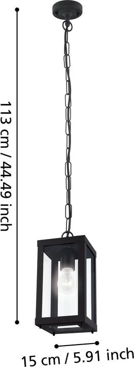 Actual product image EGLO Alamonte 1 (E27, IP44)