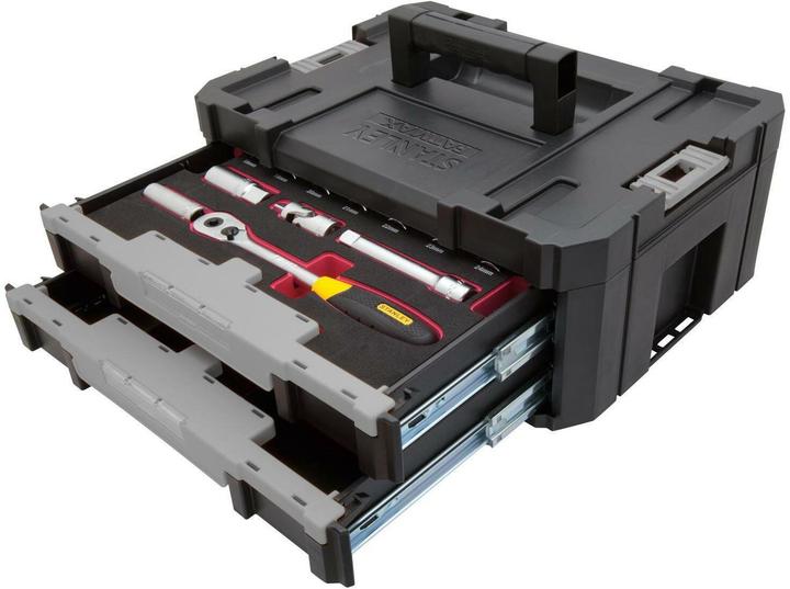 Produktbild Stanley Steckschlüssel-Set T-STAK 1/2 Einlage, 48-teilig