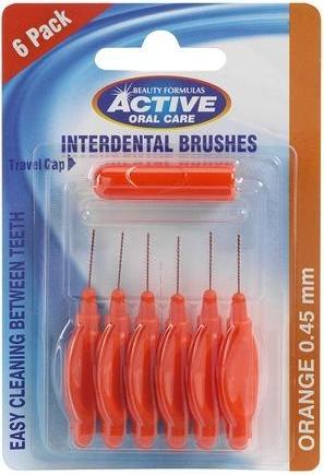 Actual product image Beauty Formulas Active Oral Care - Interdental Brushes Interdental Cleaners 0.45Mm 6Pcs. (6x, 0.45 mm)