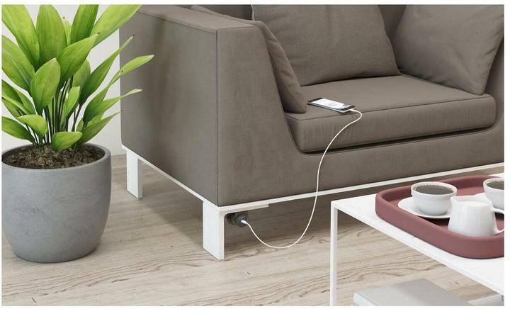 Actual product image IB Connect BIT power strip black 1x RJ45 Cat 6 UTP