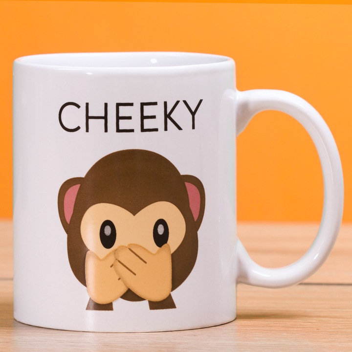 Actual product image Mugs Tasse "Cheeky Mug" - Emoji Tasse (350 ml, 1 x)