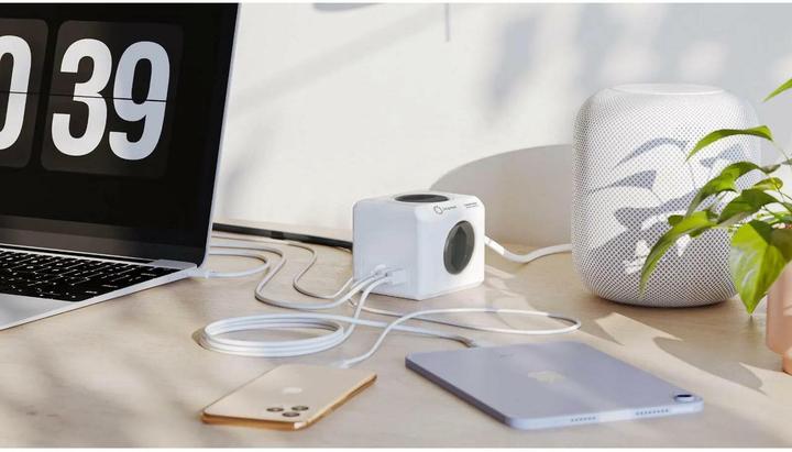 Image du produit Allocacoc PowerCube (4x, Type 13, USB-A, USB-C, 1.50 m)