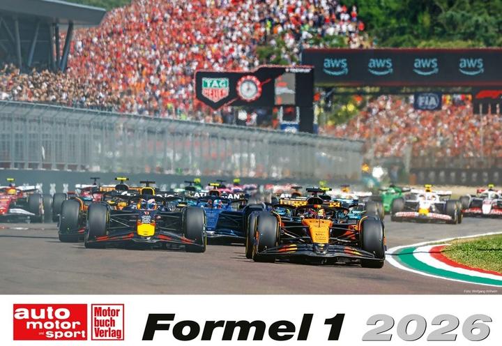 Formel 1 Kalender 2026 (Hardcover, German)