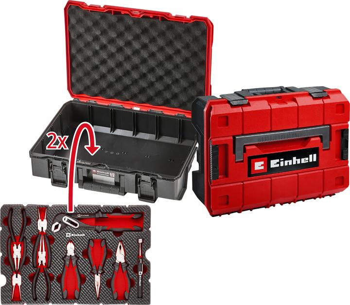 Actual product image Einhell Einleger E-Case Zangen 9-tlg.